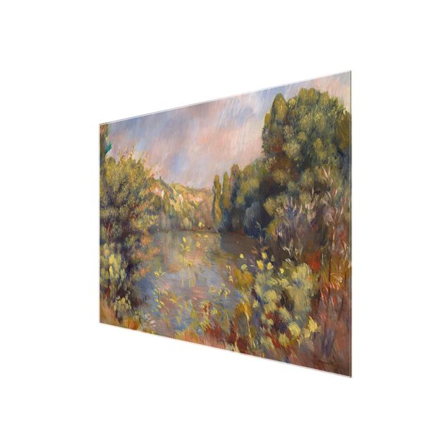 Cuadros de cristal paisajes Auguste Renoir - Landscape With Figures