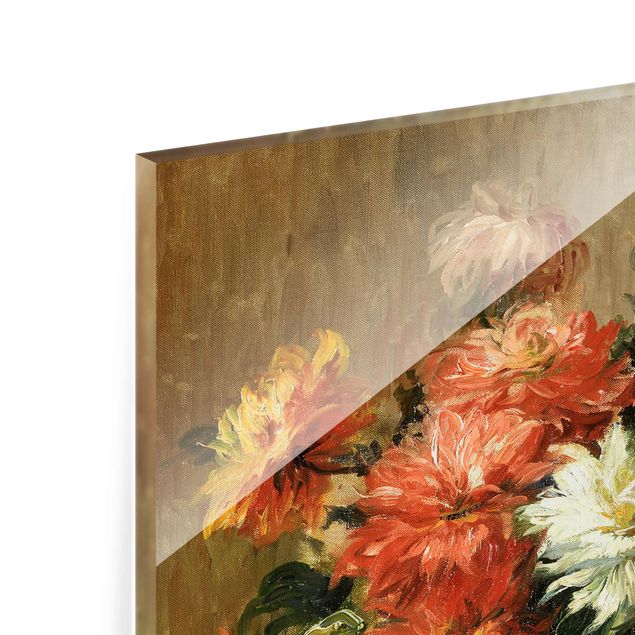 Cuadros flores Auguste Renoir - Still Life with Dahlias