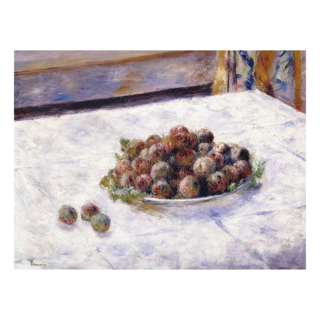 Cuadros famosos Auguste Renoir - Still Life, A Plate Of Plums
