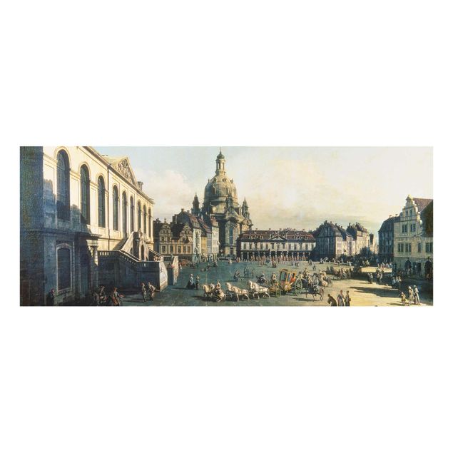 Reproducciones de cuadros Bernardo Bellotto - New Market Square In Dresden From The Jüdenhof