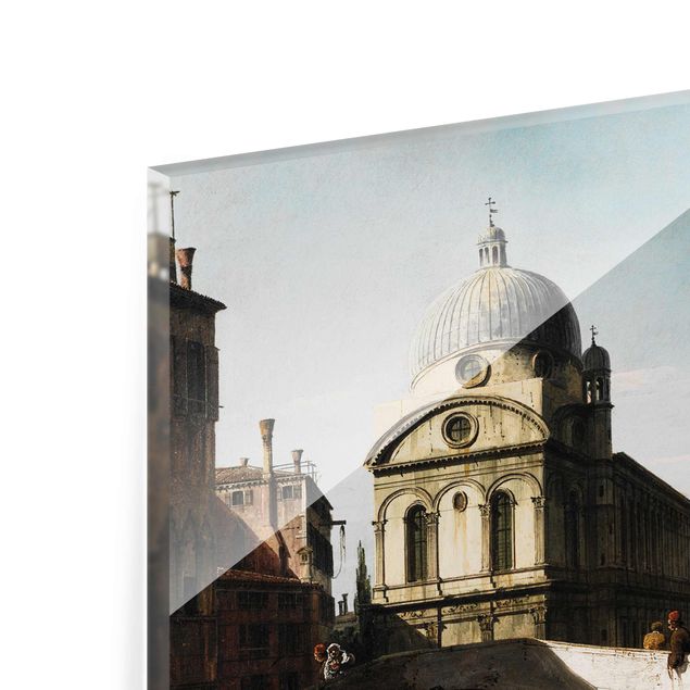 Cuadros de cristal arquitectura y skyline Bernardo Bellotto - Venetian Capriccio