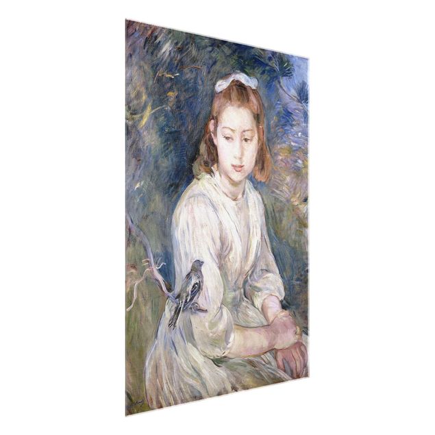 Cuadros famosos Berthe Morisot - Young Girl with a Bird