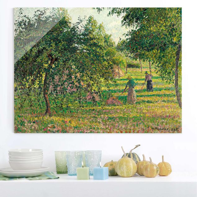 Decoración en la cocina Camille Pissarro - Apple Trees And Tedders, Eragny