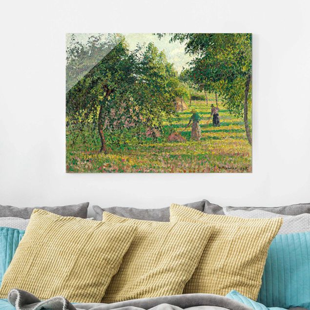 Cuadros impresionistas Camille Pissarro - Apple Trees And Tedders, Eragny