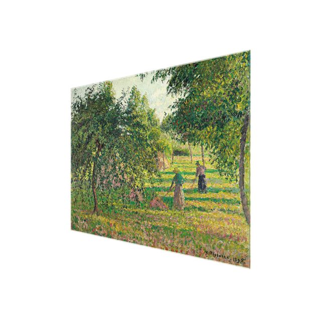 Láminas cuadros famosos Camille Pissarro - Apple Trees And Tedders, Eragny