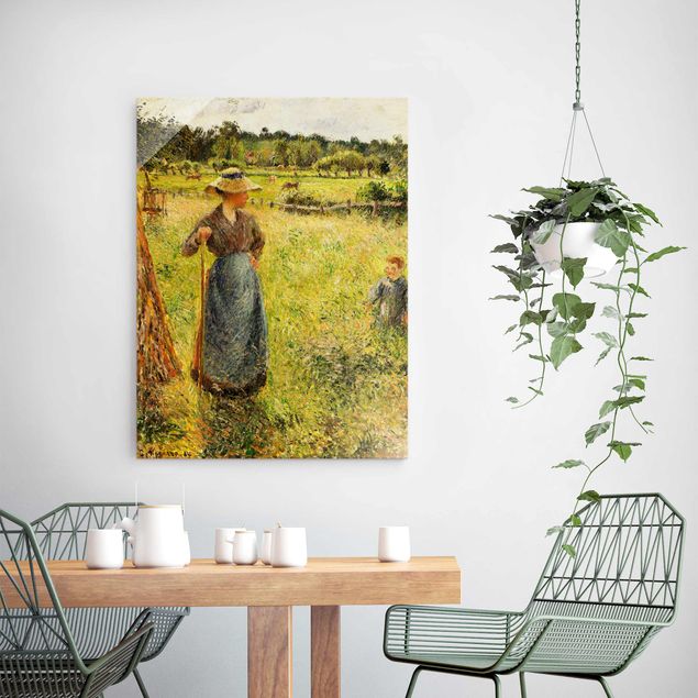 Cuadro del Impresionismo Camille Pissarro - The Haymaker