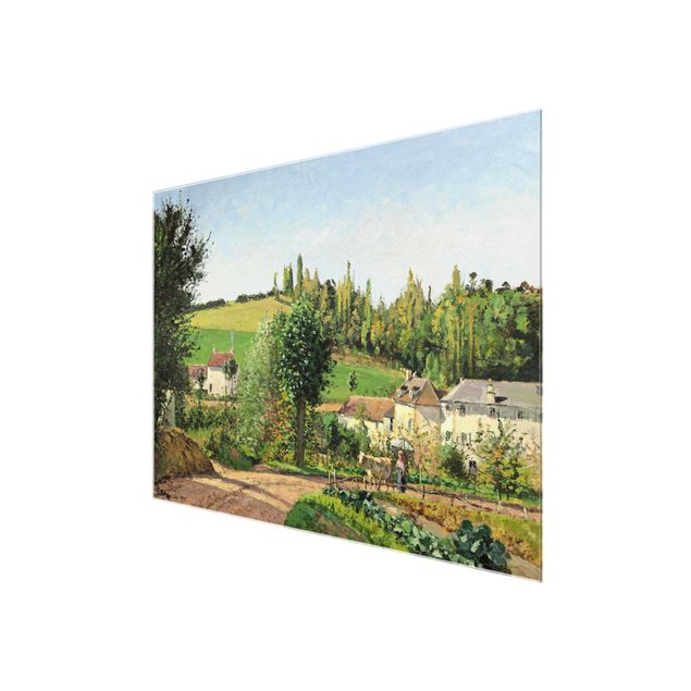 Reproducciones de cuadros Camille Pissarro - Hamlet In The SurRolling Hillss Of Pontoise