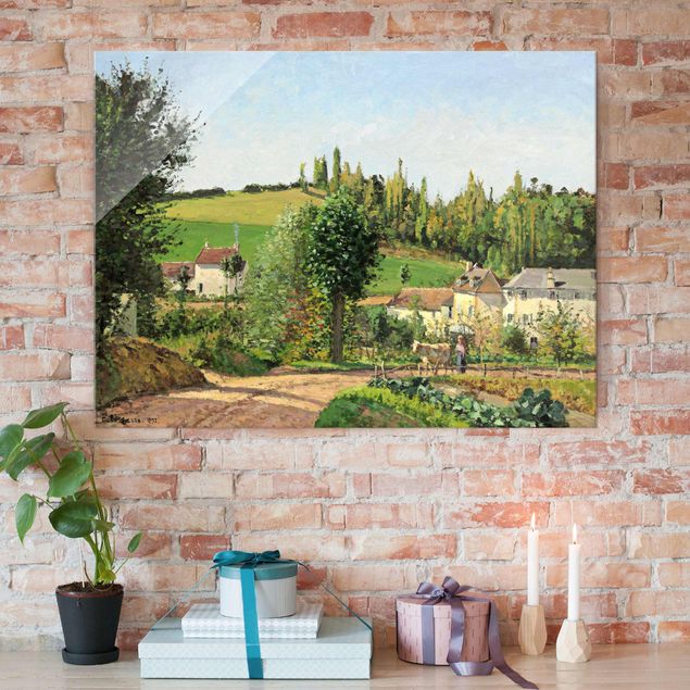 Decoración de cocinas Camille Pissarro - Hamlet In The SurRolling Hillss Of Pontoise