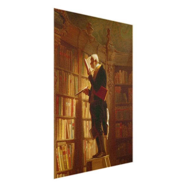 Láminas cuadros famosos Carl Spitzweg - The Bookworm (Detail)