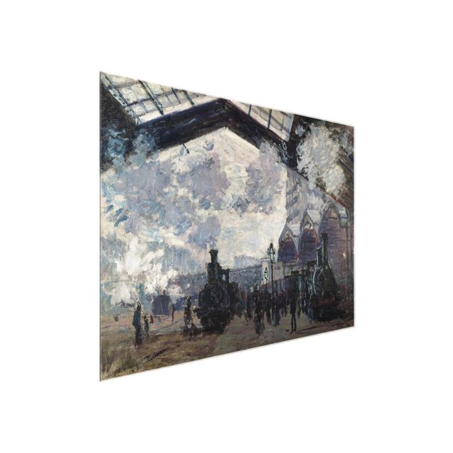 Láminas cuadros famosos Claude Monet - Gare Saint Lazare