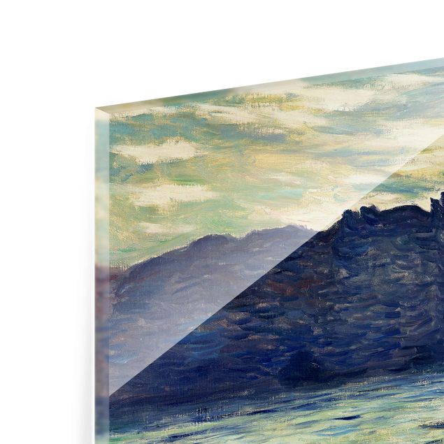 Cuadros de playa y mar Claude Monet - The Cliff, Étretat, Sunset