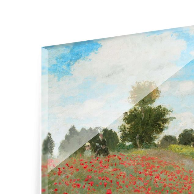 Cuadro con paisajes Claude Monet - Poppy Field Near Argenteuil