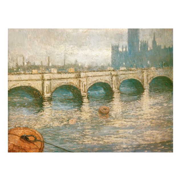 Reproducciones de cuadros Claude Monet - Thames Bridge And Parliament Building In London