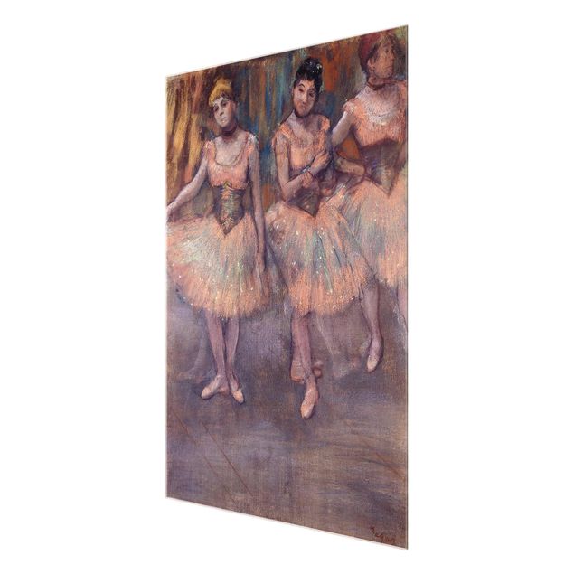 Láminas de cuadros famosos Edgar Degas - Three Dancers before Exercise