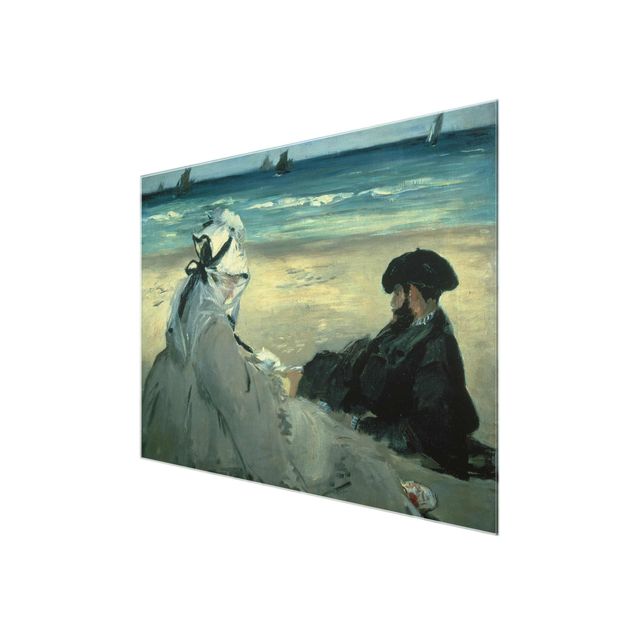 Cuadros retratos Edouard Manet - On The Beach