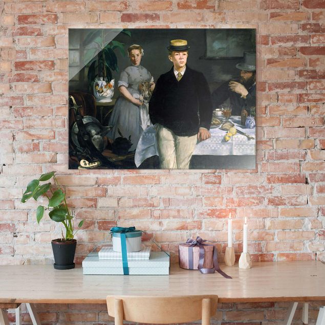 Cuadro del Impresionismo Edouard Manet - Luncheon In The Studio