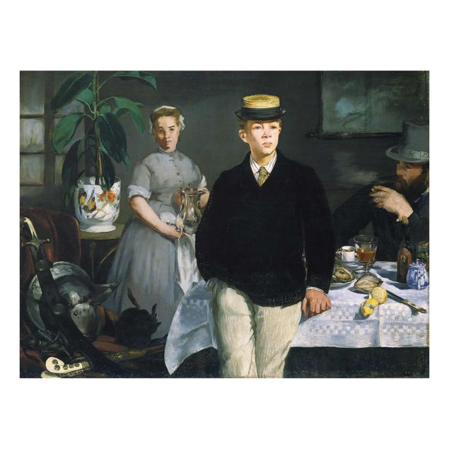 Reproducciónes de cuadros Edouard Manet - Luncheon In The Studio