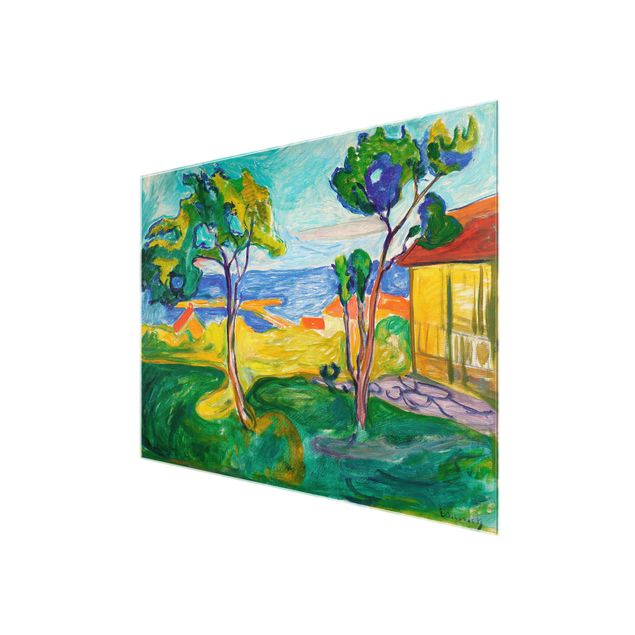 Cuadro con paisajes Edvard Munch - The Garden In Åsgårdstrand