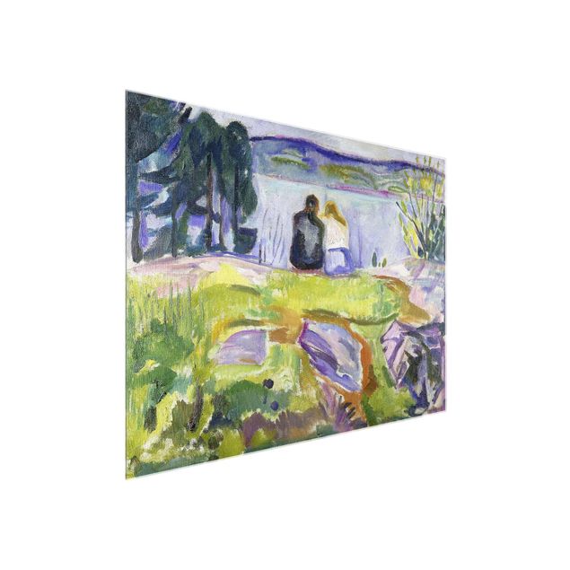 Láminas cuadros famosos Edvard Munch - Spring (Love Couple On The Shore)