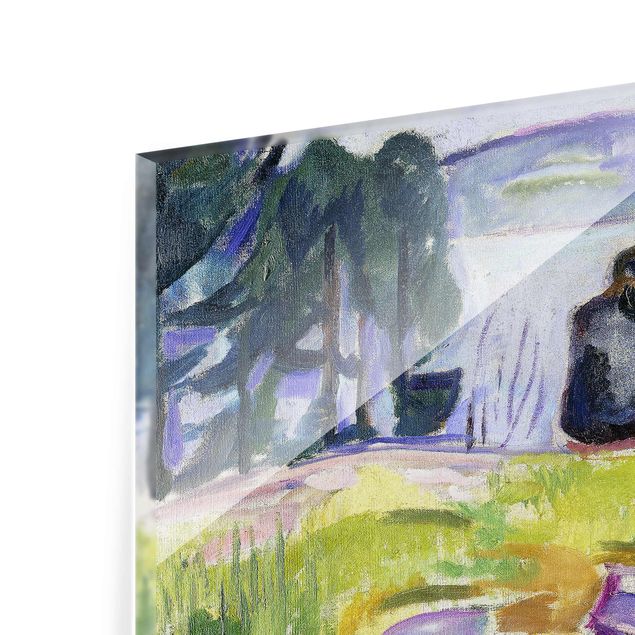 Cuadro retratos Edvard Munch - Spring (Love Couple On The Shore)