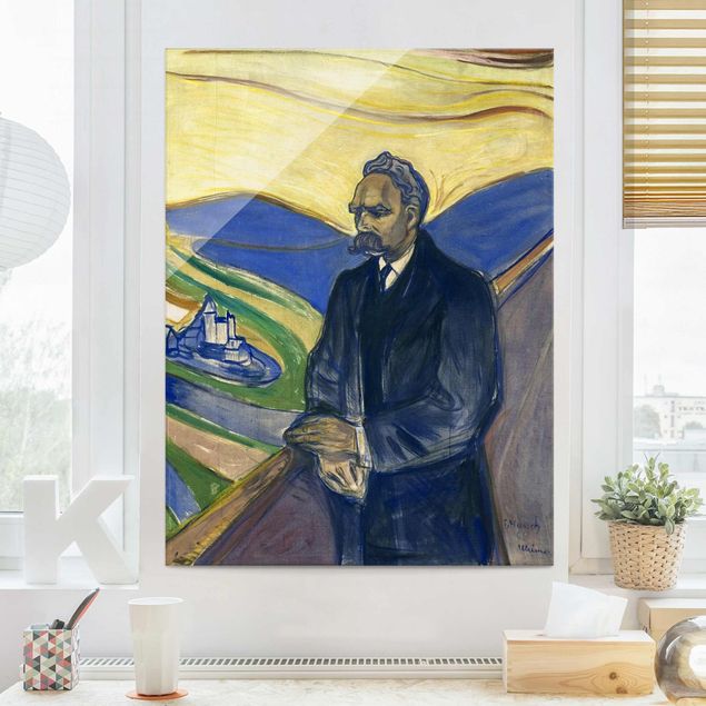Decoración de cocinas Edvard Munch - Portrait of Friedrich Nietzsche