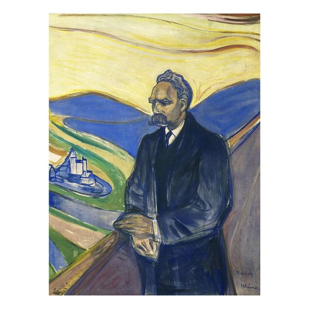 Estilos artísticos Edvard Munch - Portrait of Friedrich Nietzsche