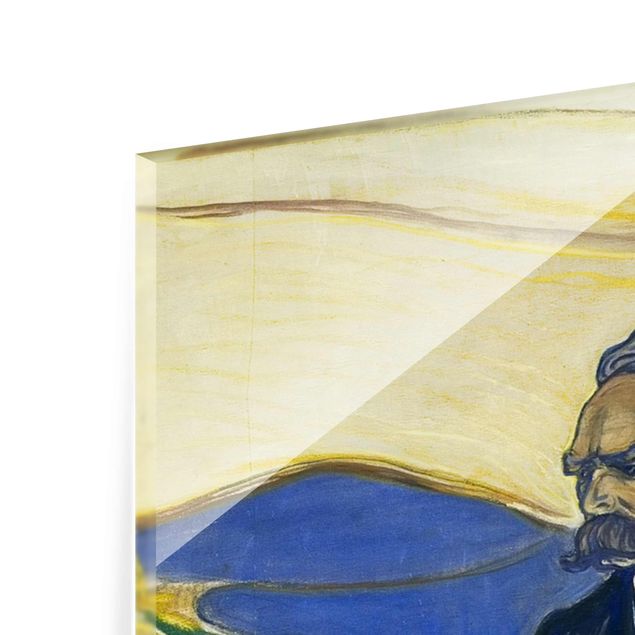 Cuadros retratos Edvard Munch - Portrait of Friedrich Nietzsche