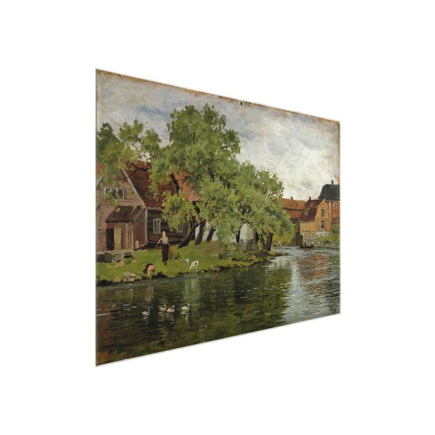 Reproducciones de cuadros Edvard Munch - Scene On River Akerselven