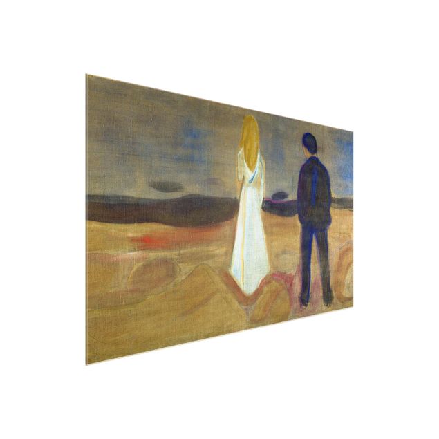 Reproducciones de cuadros Edvard Munch - Two humans. The Lonely (Reinhardt-Fries)