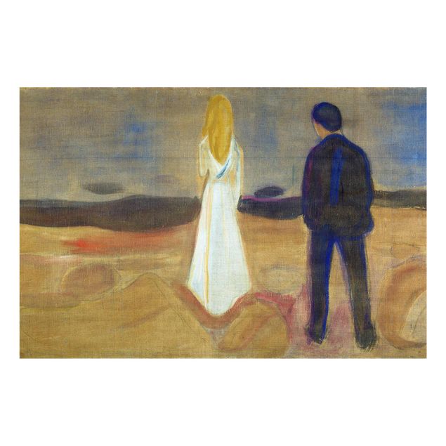 Estilos artísticos Edvard Munch - Two humans. The Lonely (Reinhardt-Fries)