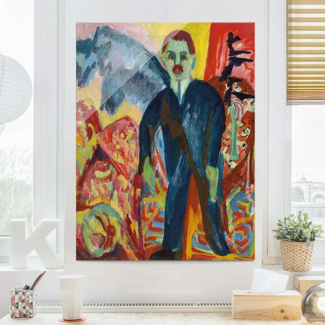 Láminas cuadros famosos Ernst Ludwig Kirchner - The Hospital Attendant