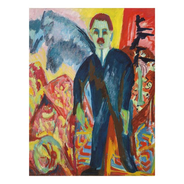 Láminas de cuadros famosos Ernst Ludwig Kirchner - The Hospital Attendant