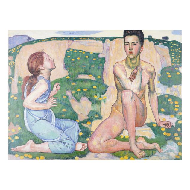 Cuadro mujer desnuda Ferdinand Hodler - The Spring