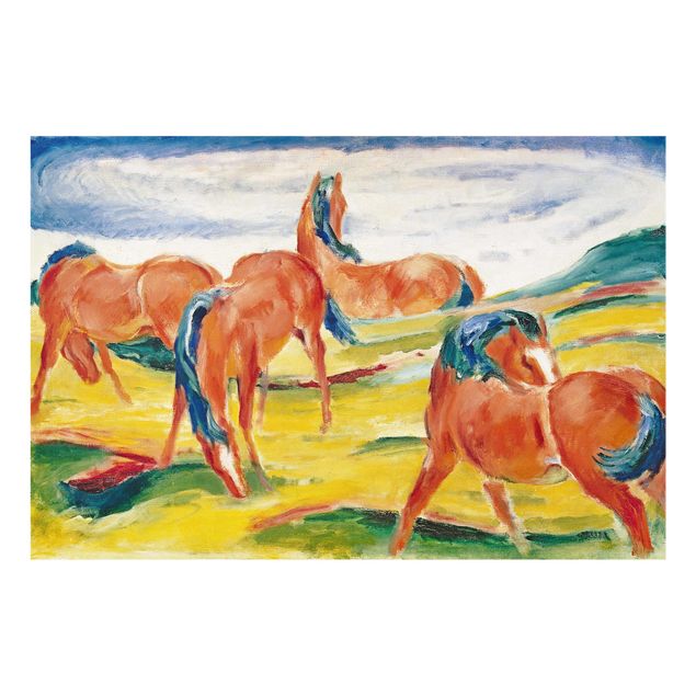 Estilos artísticos Franz Marc - Grazing Horses