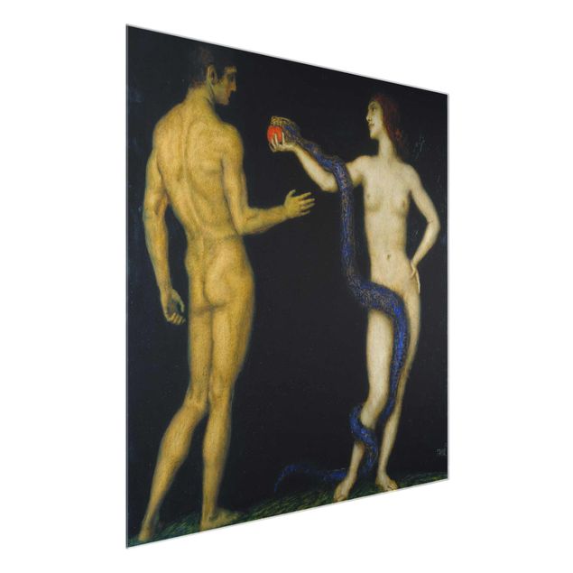 Estilos artísticos Franz von Stuck - Adam and Eve