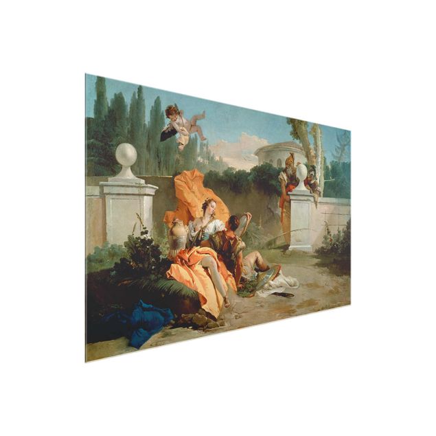 Cuadros de cristal espirituales Giovanni Battista Tiepolo - Rinaldo and Armida