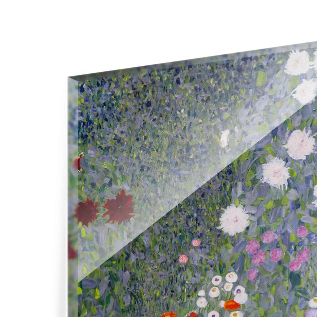 Cuadros flores Gustav Klimt - Cottage Garden