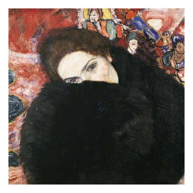 Cuadros famosos Gustav Klimt - Lady With A Muff