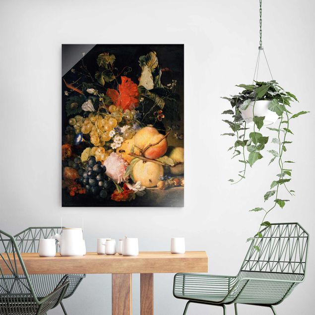 Estilos artísticos Jan van Huysum - Fruits, Flowers and Insects