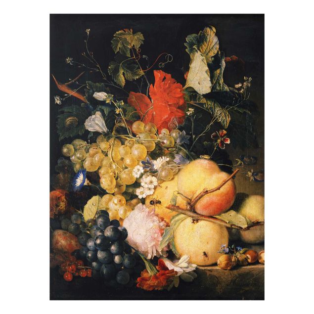 Cuadros modernos Jan van Huysum - Fruits, Flowers and Insects