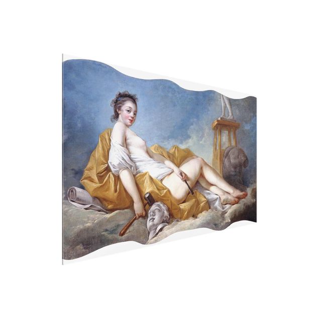 Cuadros famosos Jean Honoré Fragonard - Personification of Painting