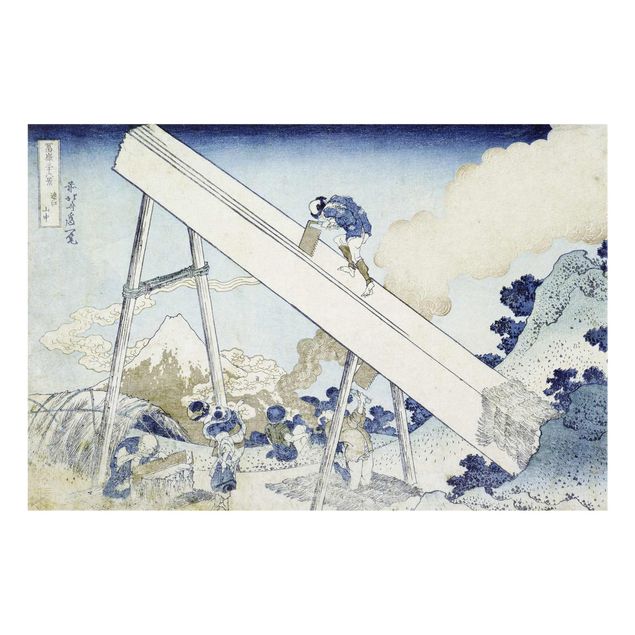 Cuadros de montañas Katsushika Hokusai - In The Totomi Mountains