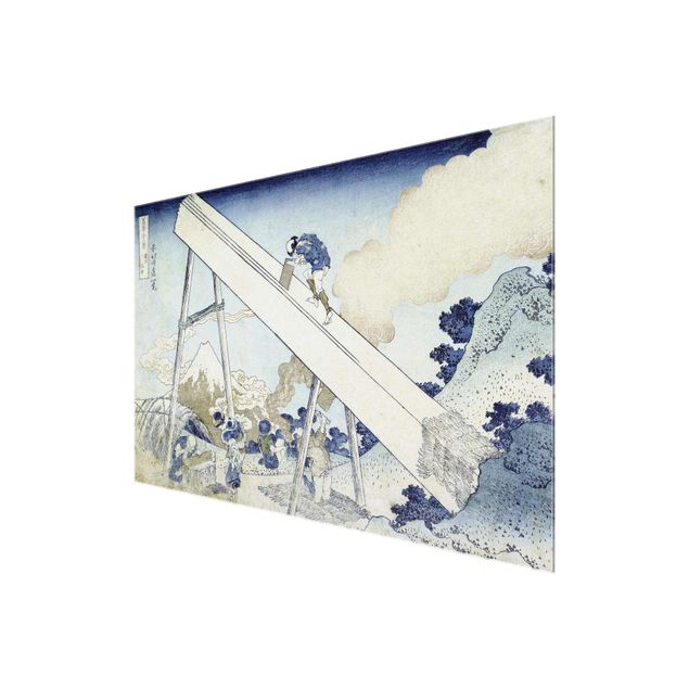 Cuadros paisajes Katsushika Hokusai - In The Totomi Mountains