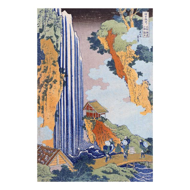Cuadro con paisajes Katsushika Hokusai - Ono Waterfall on the Kisokaidô