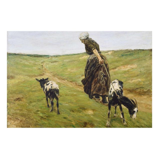 Estilos artísticos Max Liebermann - Goat Herdess In Sand Dunes