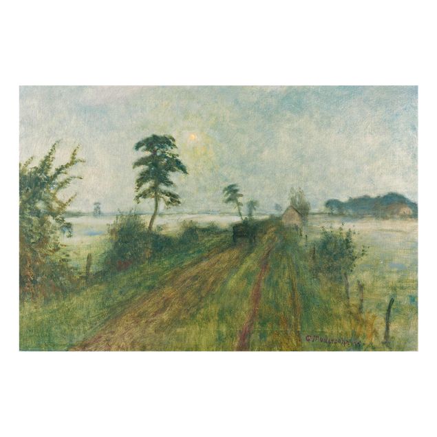 Cuadros paisajes Otto Modersohn - Evening Mood In The Moor