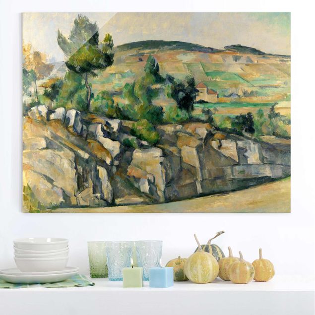 Decoración en la cocina Paul Cézanne - Hillside In Provence