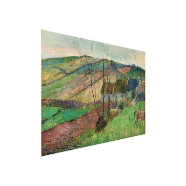 Reproducciones de cuadros Paul Gauguin - Cottages On The Side Of Montagne Sainte-Marguerite