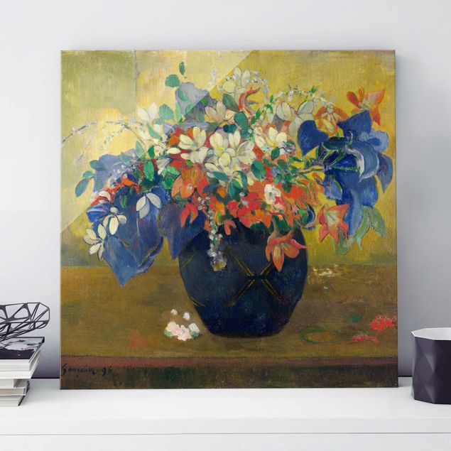 Cuadros impresionistas Paul Gauguin - Flowers in a Vase