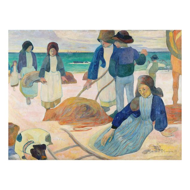 Láminas de cuadros famosos Paul Gauguin - The Kelp Gatherers (Ii)